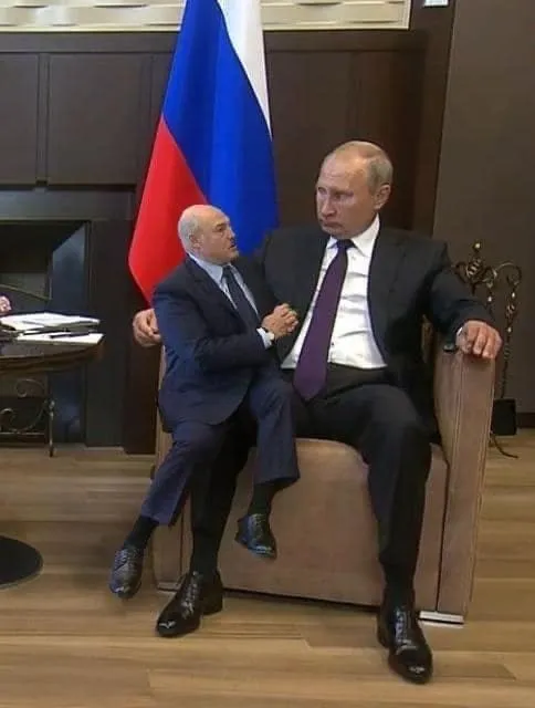 Łukaszenka u Putina