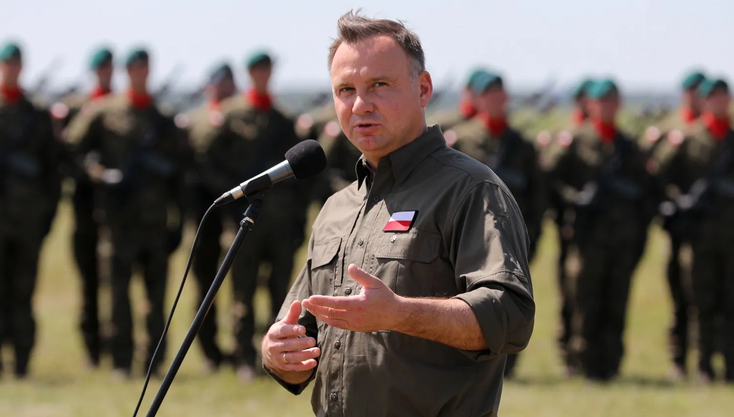 Prezydent Duda: Do 2015 r. we wschodniej części Polski armia była zwijana 