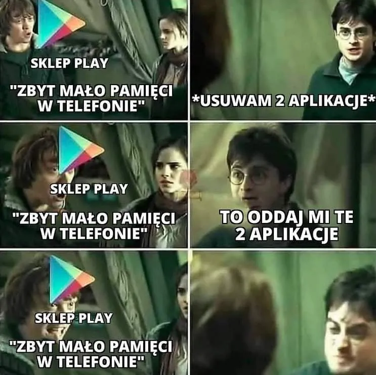 Zbyt mało pamięci