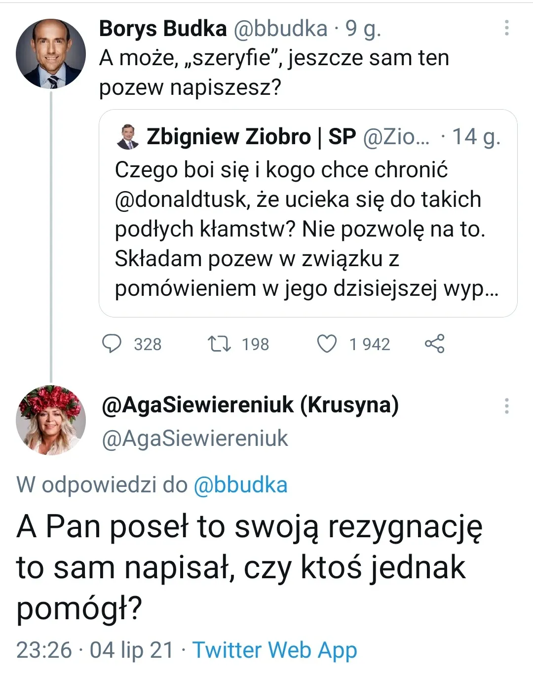 Rezygnacja Budki