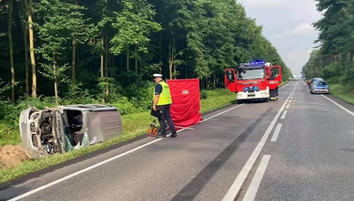 Zjechał nagle na drugi pas. Zginął na miejscu