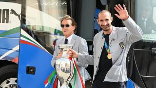 Włoscy piłkarze wrócili do Rzymu po finale Euro 2020