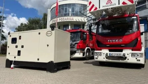Sprzęt odebrany mafii tytoniowej trafił do Straży Pożarnej