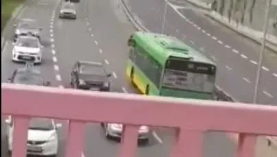 Autobus MPK jechał pod prąd... przez pomyłkę