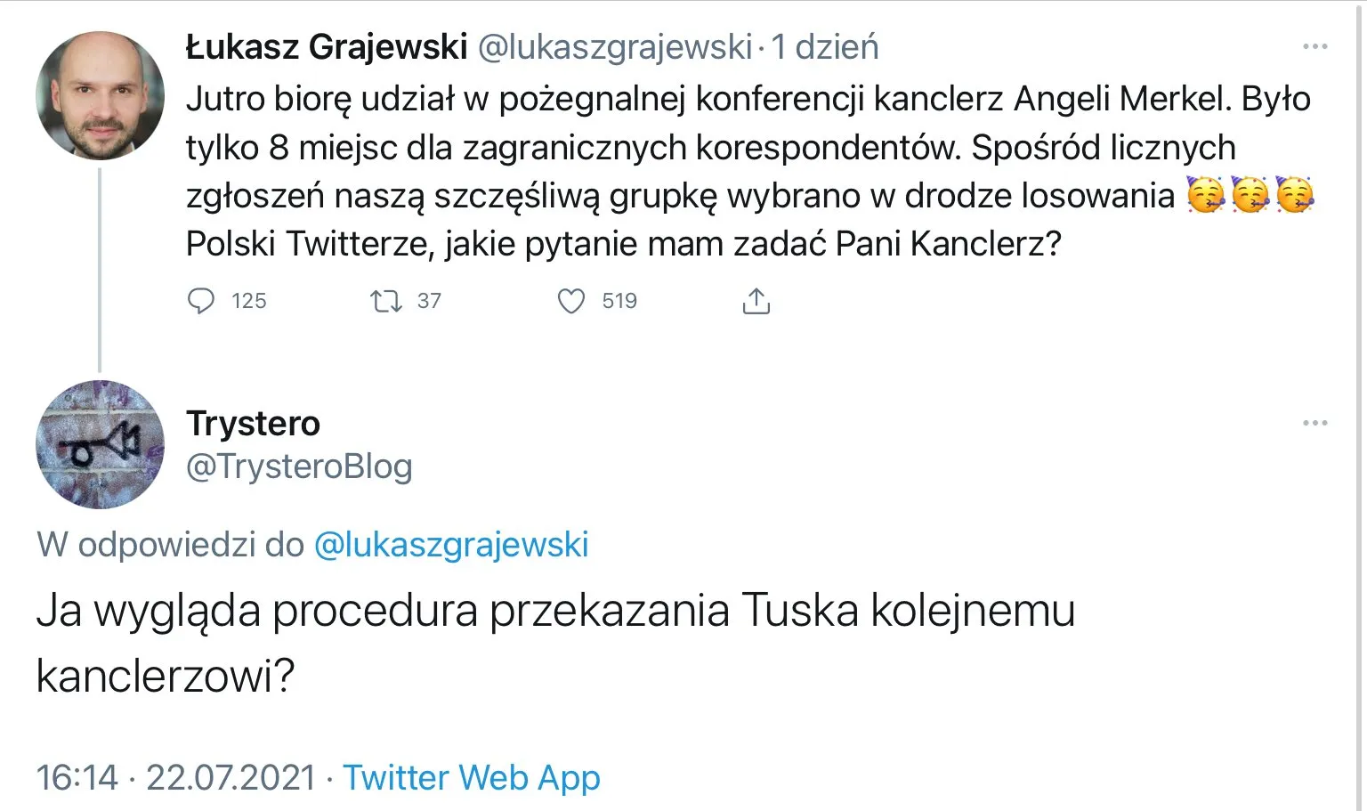 Przekazanie Tuska