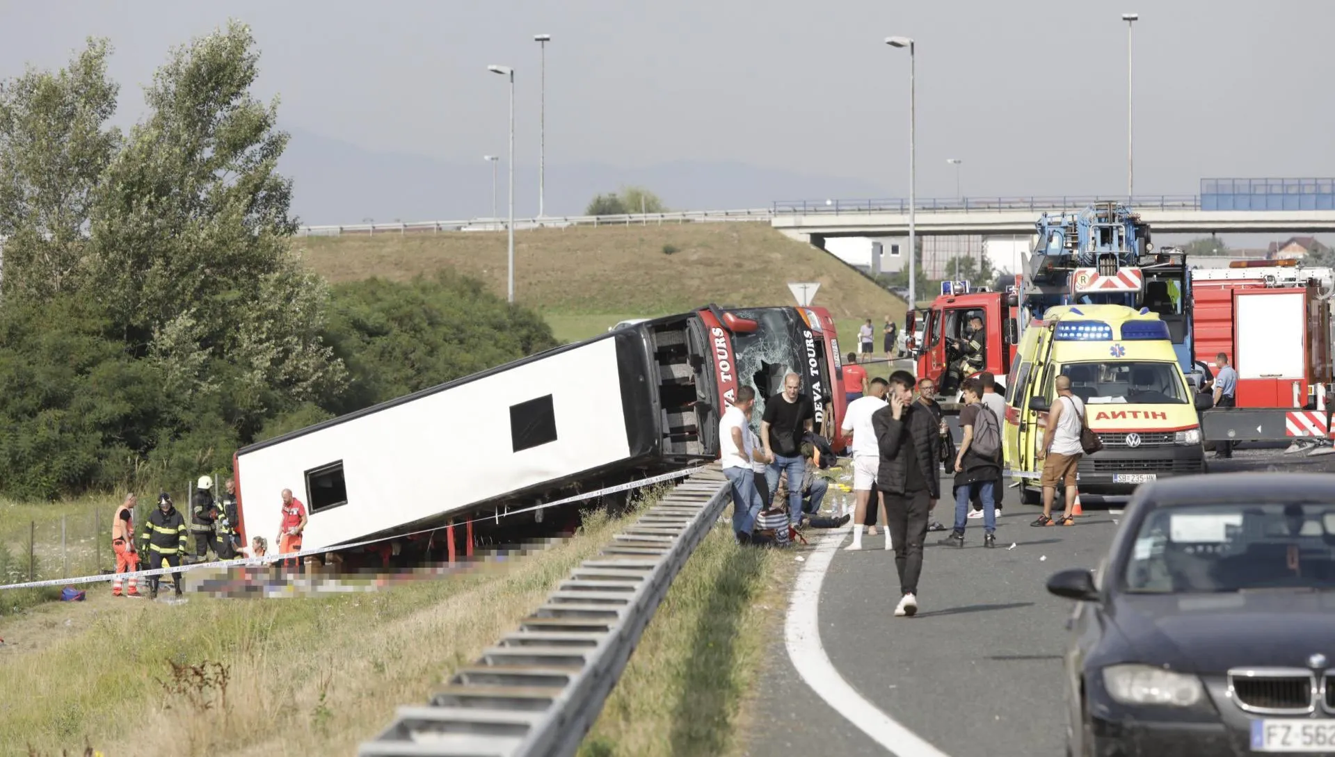 Tragiczny wypadek w Chorwacji. Kierowca zasnął za kierownicą. Zginęło 10 osób