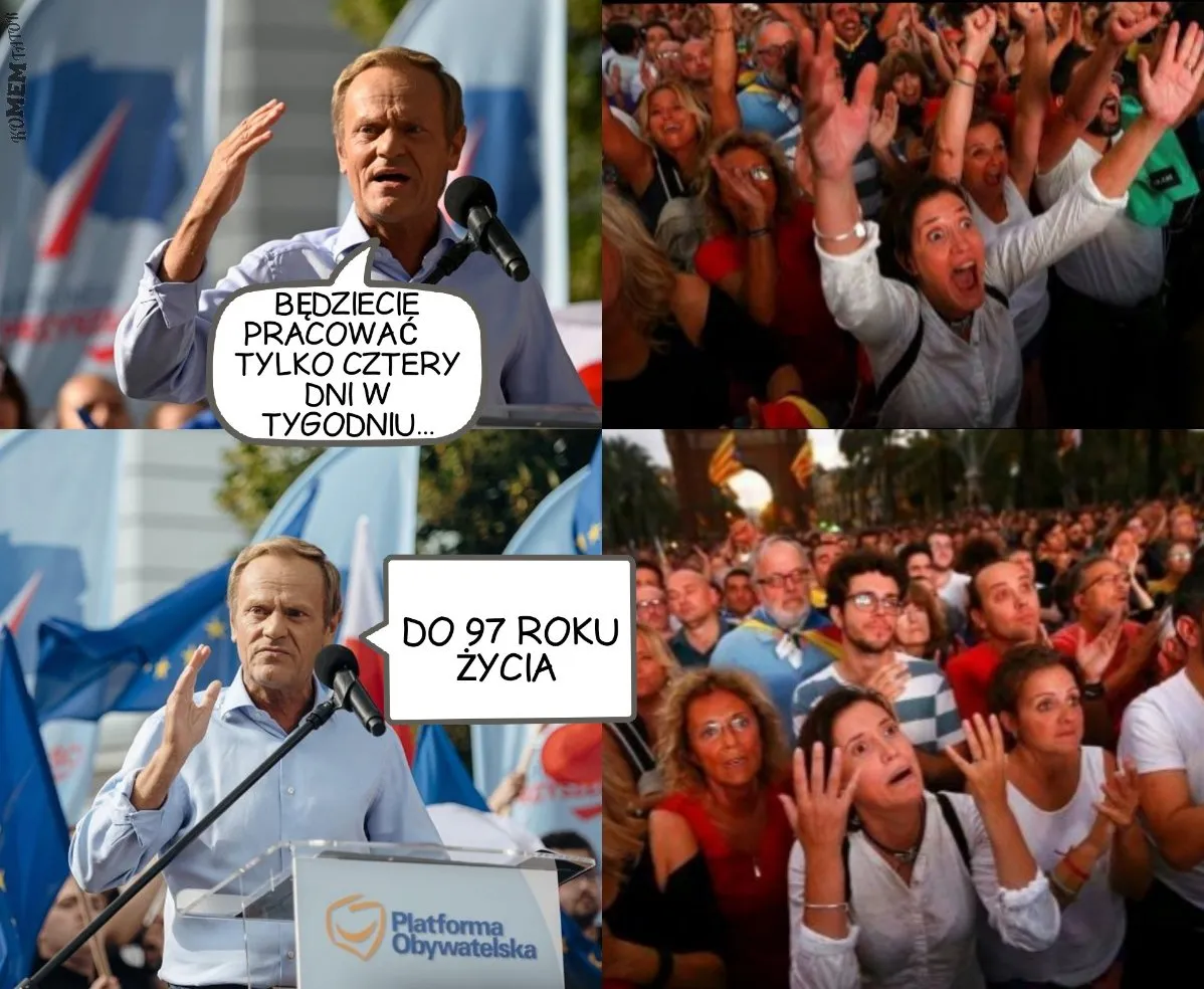 Praca 4 dni w tygodniu...