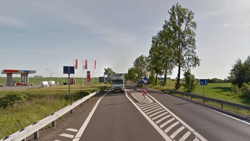 Wypadek w Warlubiu, dwie osoby ranne