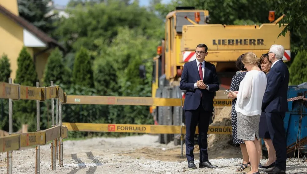 Budowa Domu Opieki Wyręczającej we Wrocławiu. Z wizytą przybył premier Morawiecki