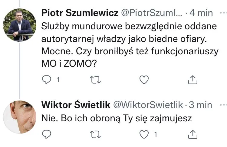 Nie, bo...