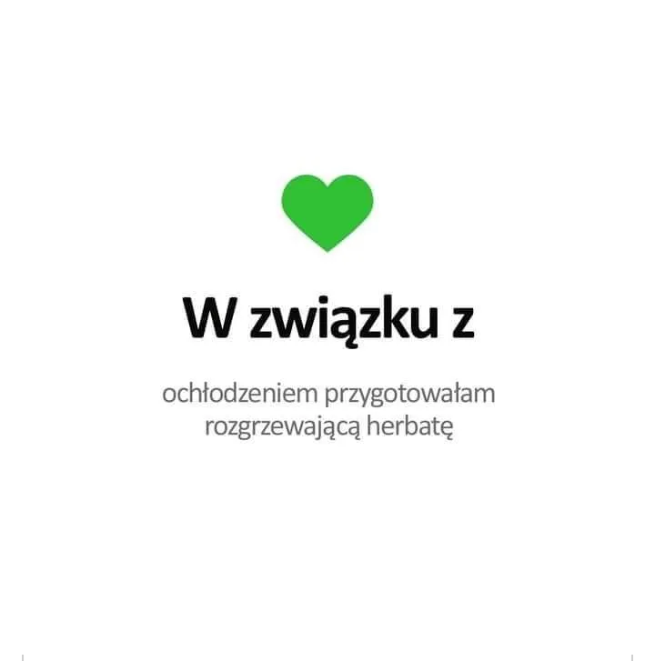 W związku...