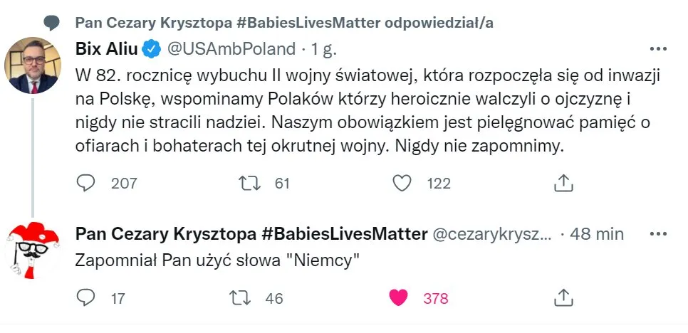 Zapomniał pan