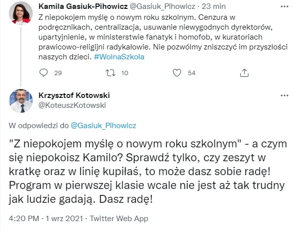 Niepokój Kamili