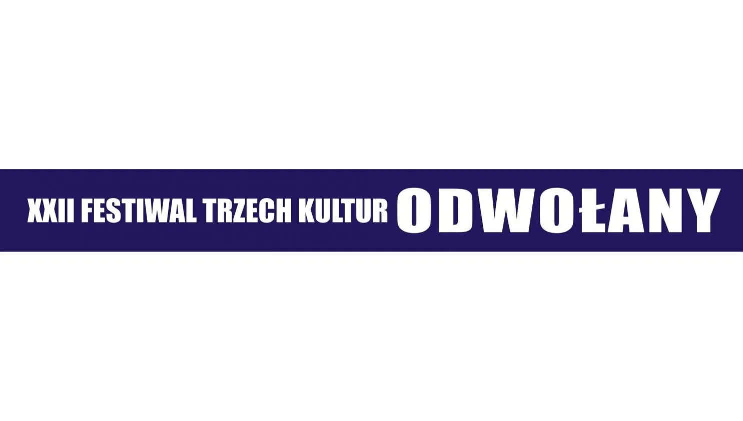 Festiwal we Włodawie odwołany. Powodem stan wyjątkowy