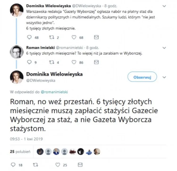 6 tysięcy miesięcznie