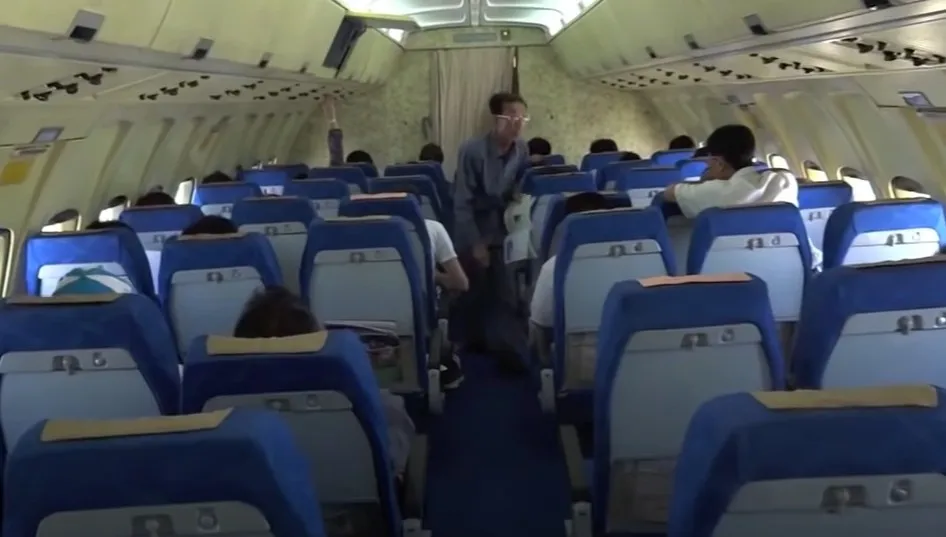 Ił-62M Air Koryo w powietrzu