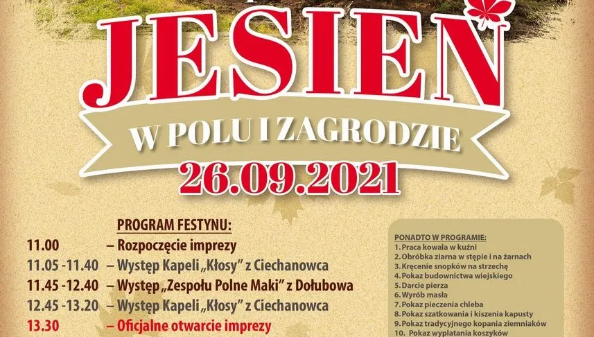 Pokazy zapomnianych prac w rolnictwie 