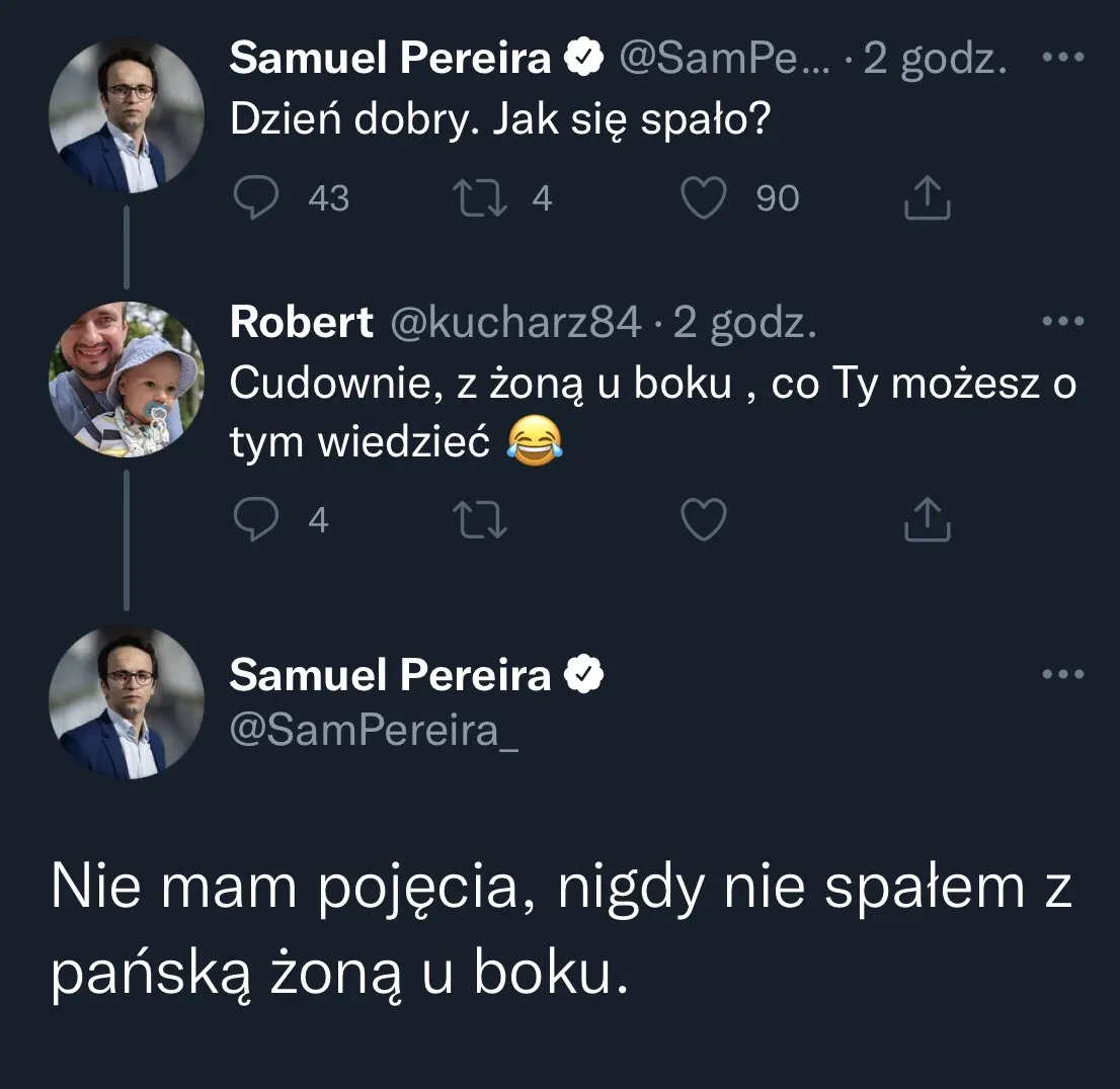 Z żoną u boku