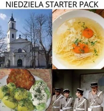 Niedziela starter pack