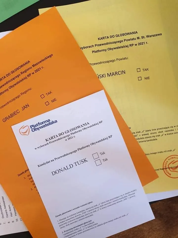 Głosowanie w PO
