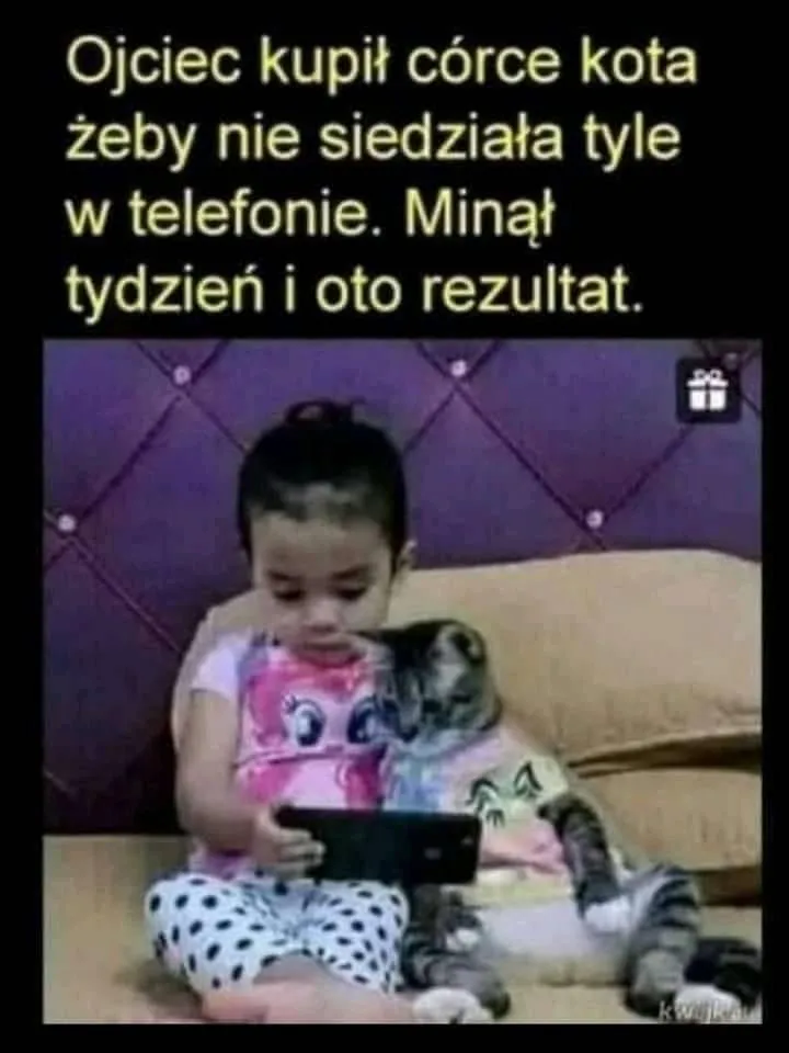 Córka i kot