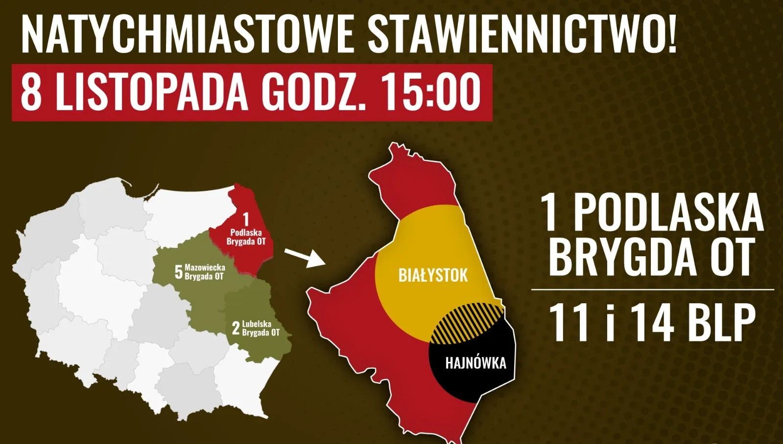 Żołnierze wezwani do jednostek w trybie alarmowym