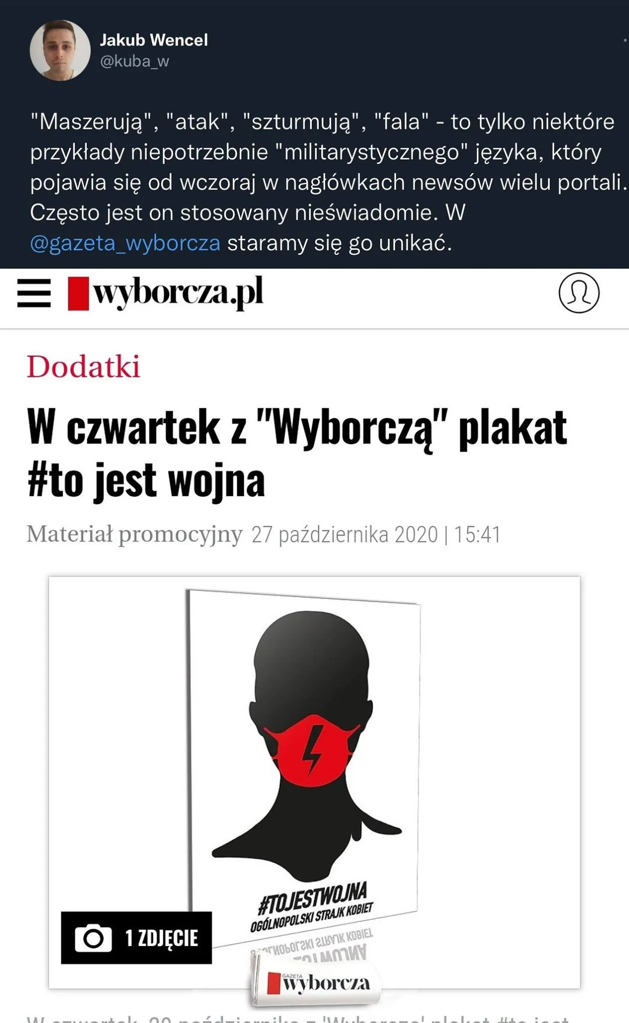 Militarystyczny język