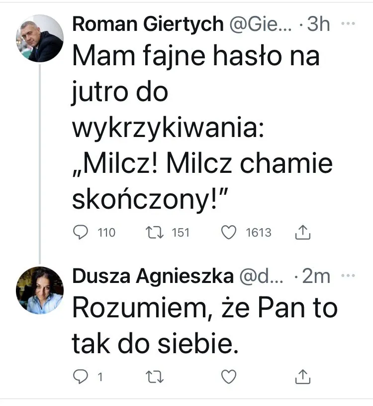 Do siebie?