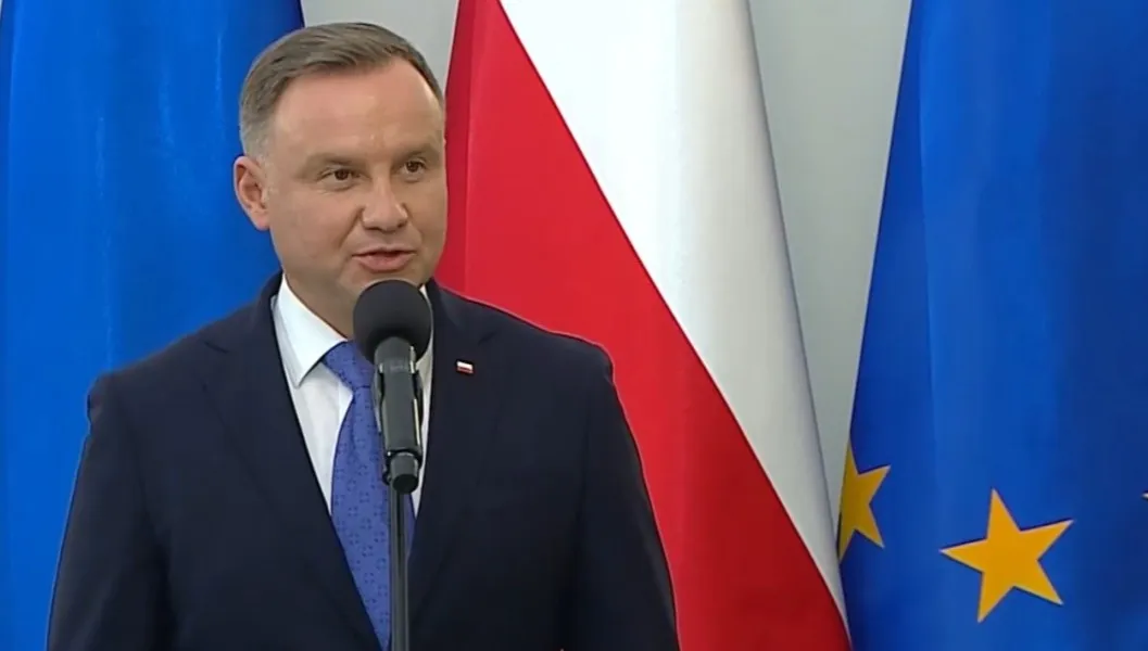 Orędzie prezydenta Andrzeja Dudy w TV Republika