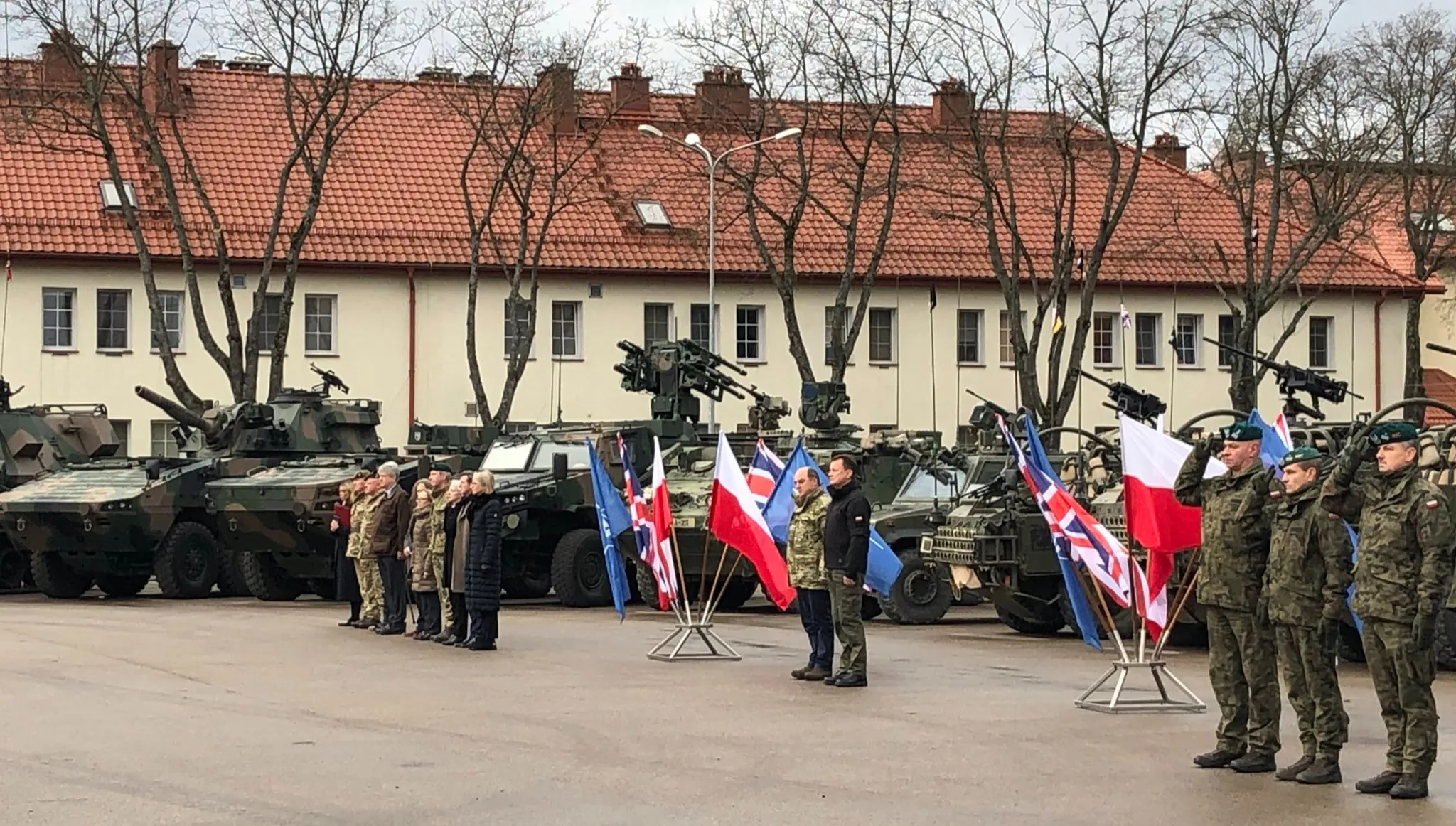 Brytyjskie wsparcie na granicy z Białorusią. Szefowie resortów obrony podpisali deklarację