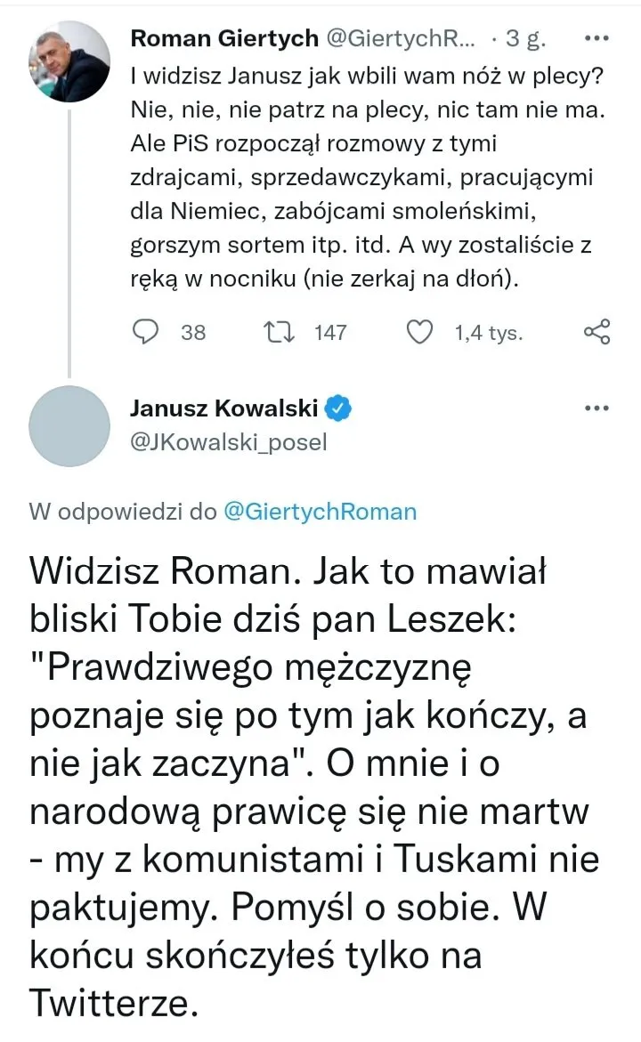 Widzisz, Roman...