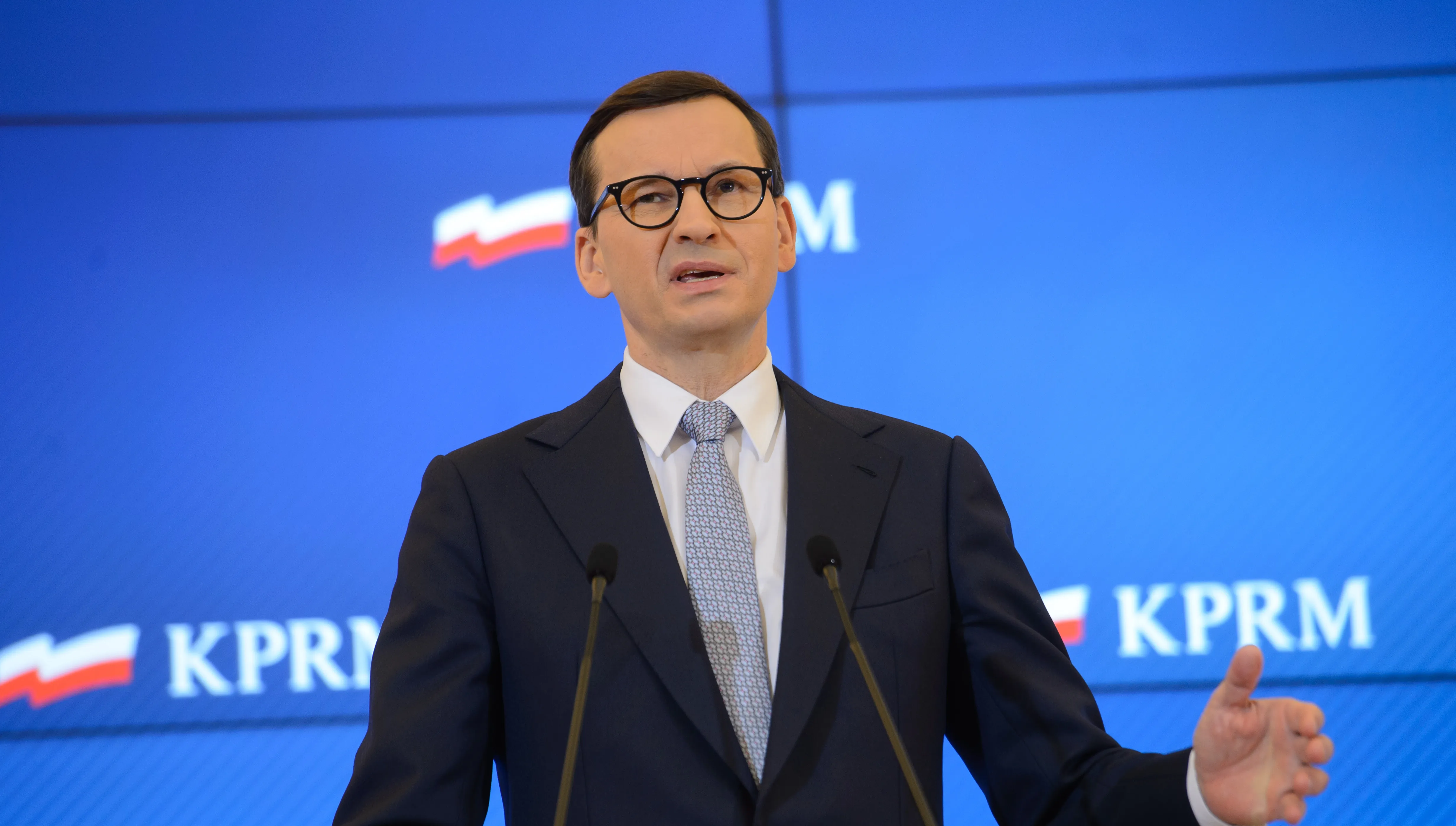Premier Morawiecki: Nad Polską i naszymi sąsiadami zbierają się czarne chmury