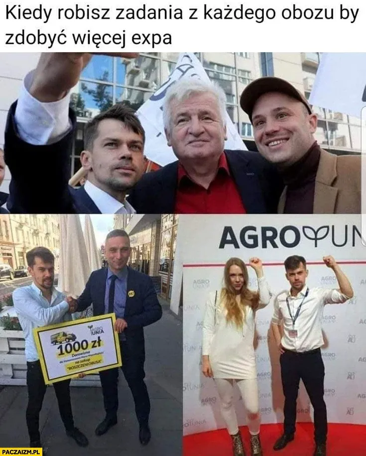 Zadania z każdego obozu