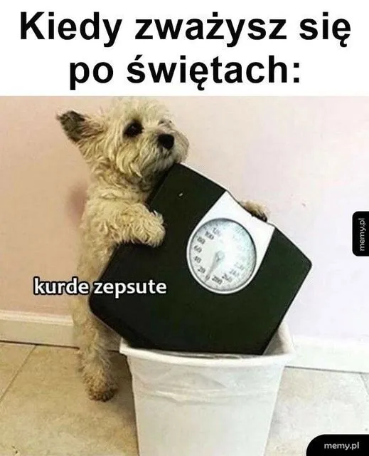 Ważenie po świętach