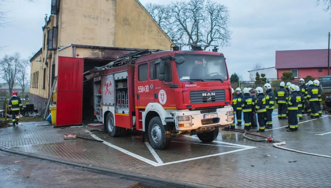 Spłonęła... remiza i wóz strażacki