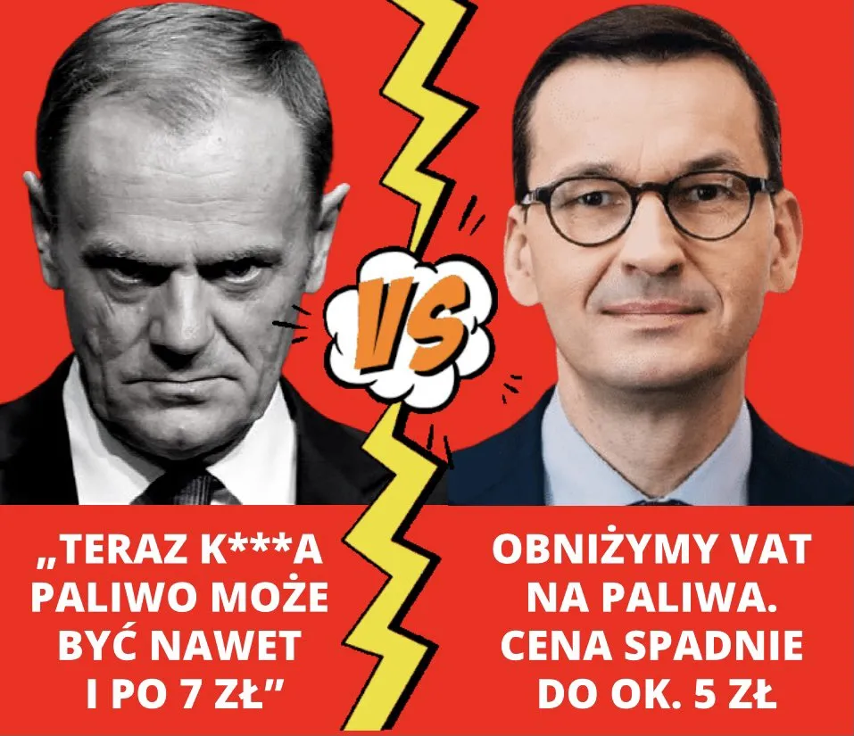 Tusk vs Morawiecki