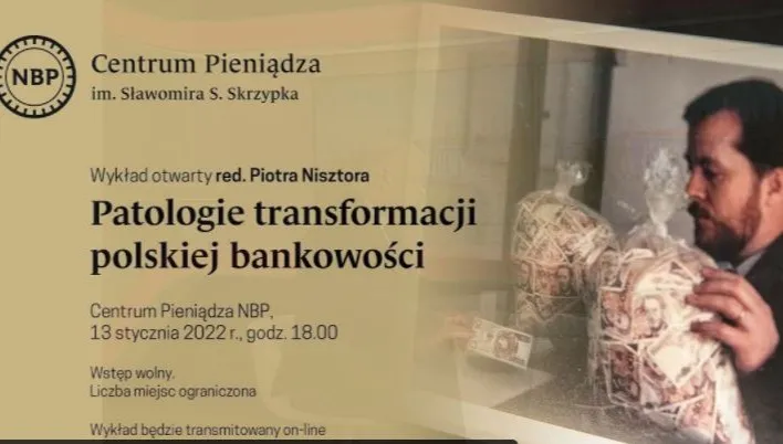 Zapraszamy na wykład Nisztora w NBP!