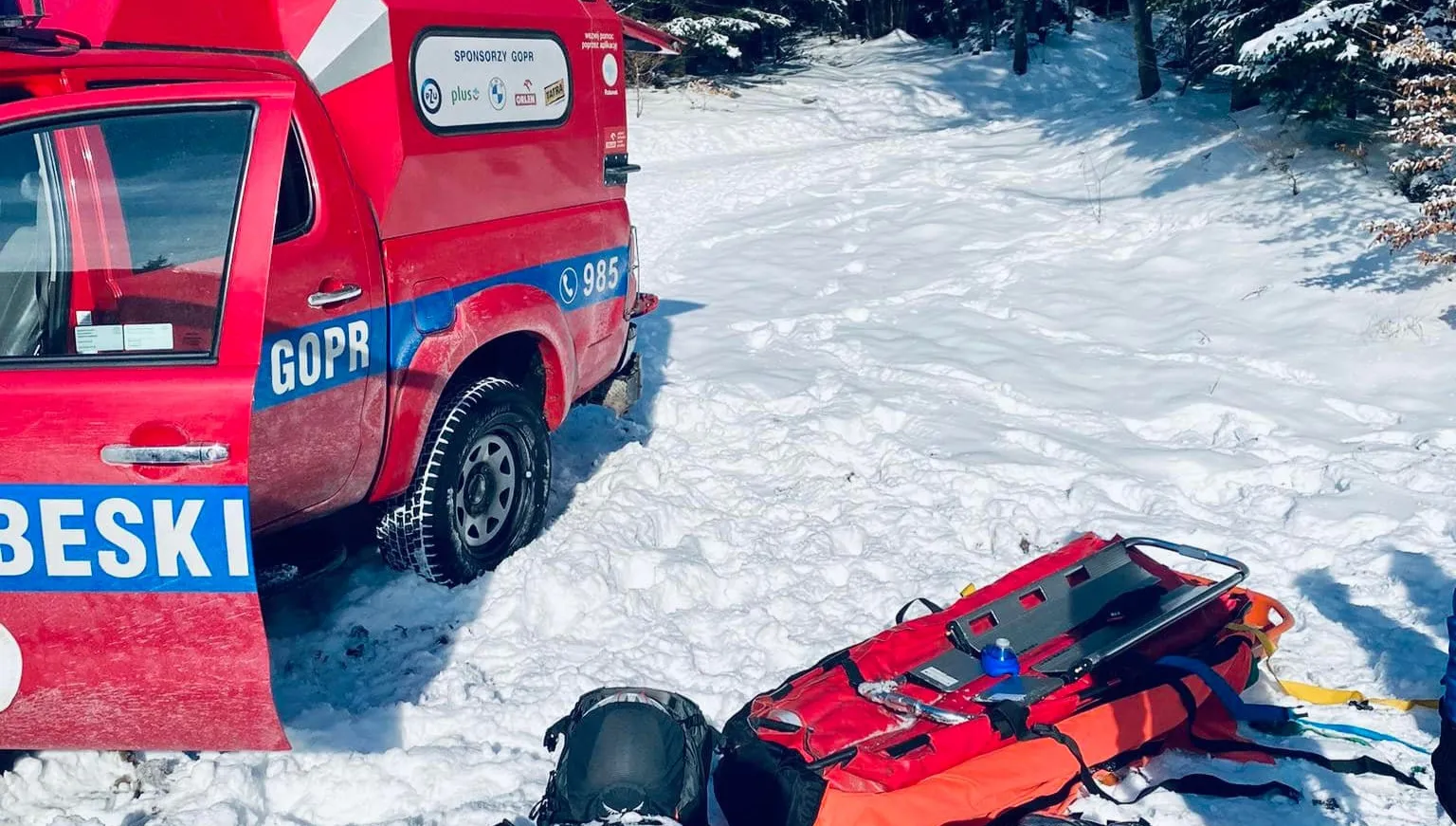 Bardzo trudne warunki w Beskidach