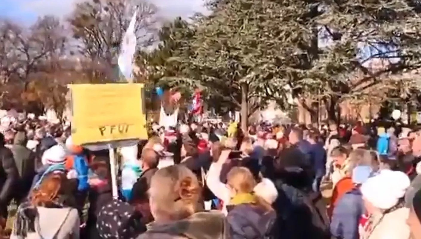 Austriacy na ulicy przeciw obowiązkowi szczepień