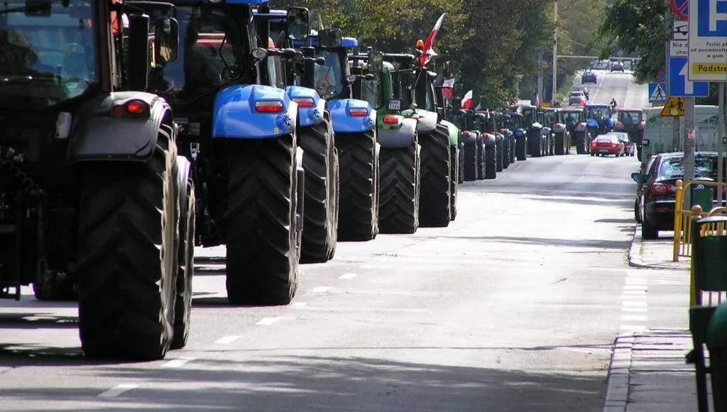 Na drogach Pomorza Zachodniego protestują rolnicy