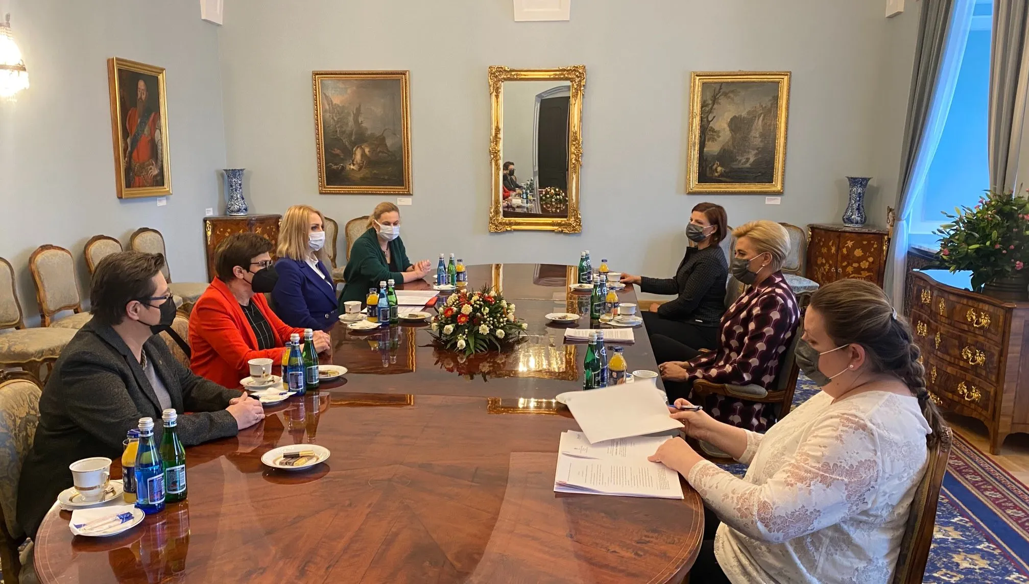 Spotkanie Pierwszej Damy z posłankami opozycji