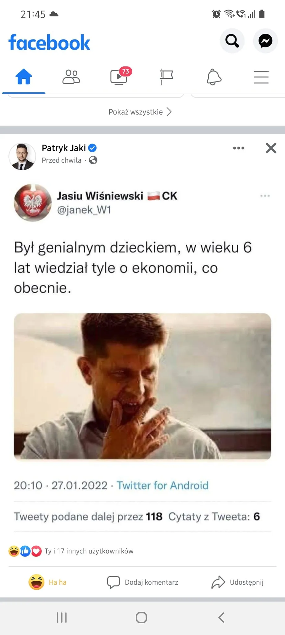 Był genialnym dzieckiem