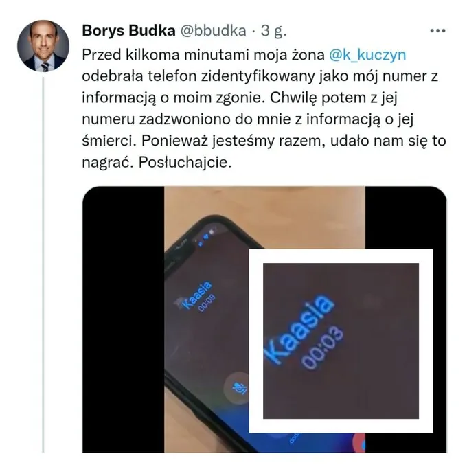 Imię żony z błędem?