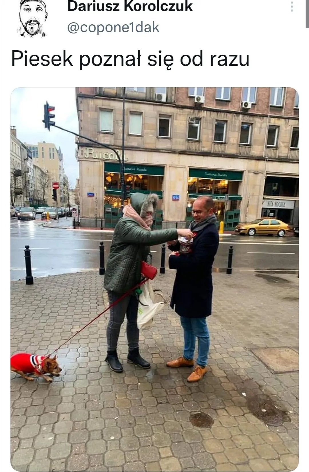 Poznał się...