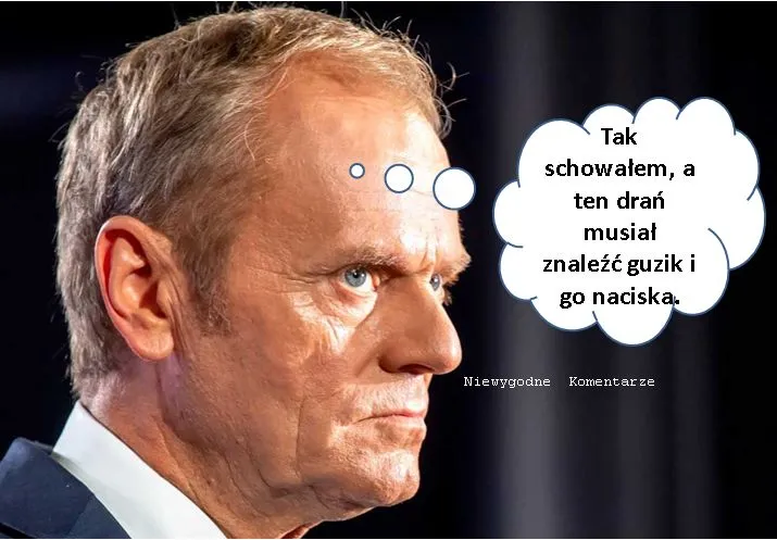Znalazł guzik
