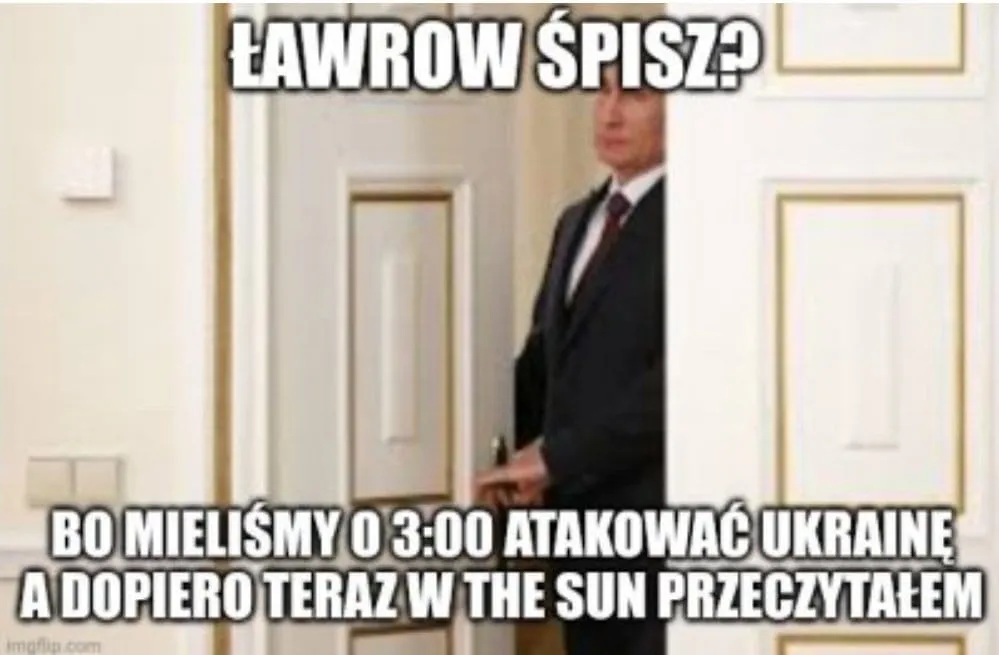 Ławrow, śpisz?