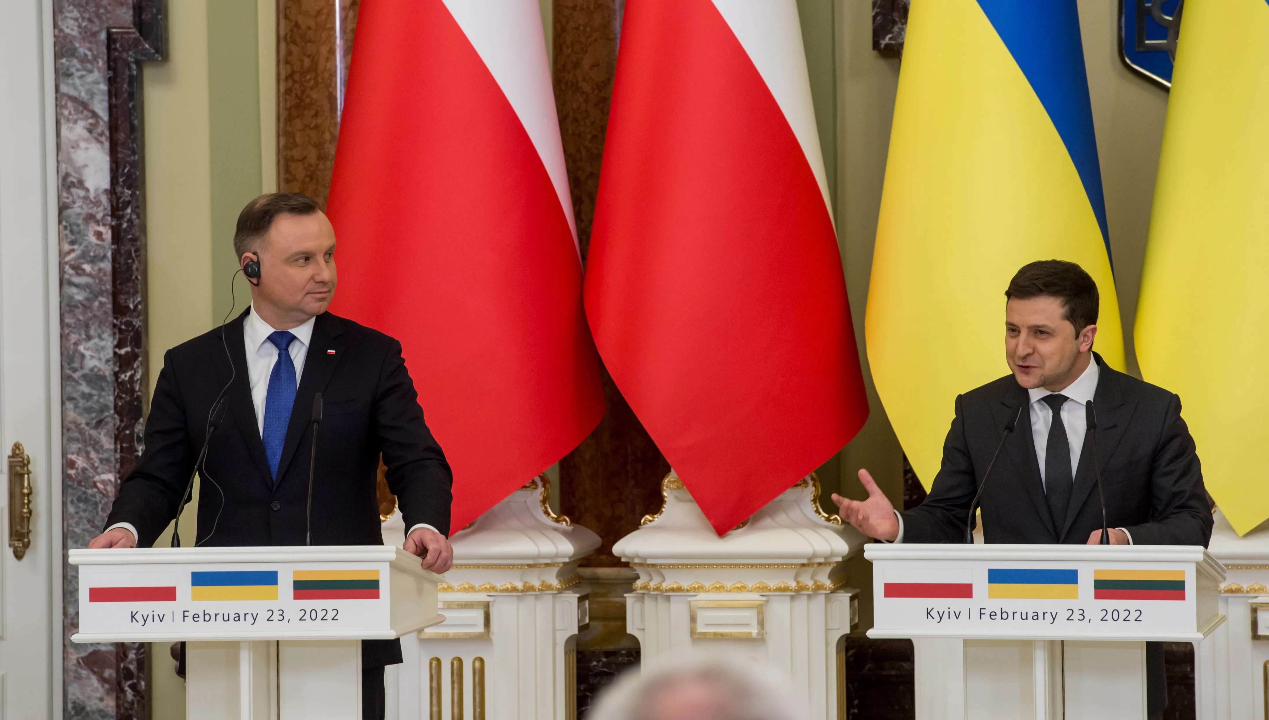 Ukraina może liczyć na UE i NATO. Prezydent Duda: Polska i Litwa pozostaną jej adwokatami
