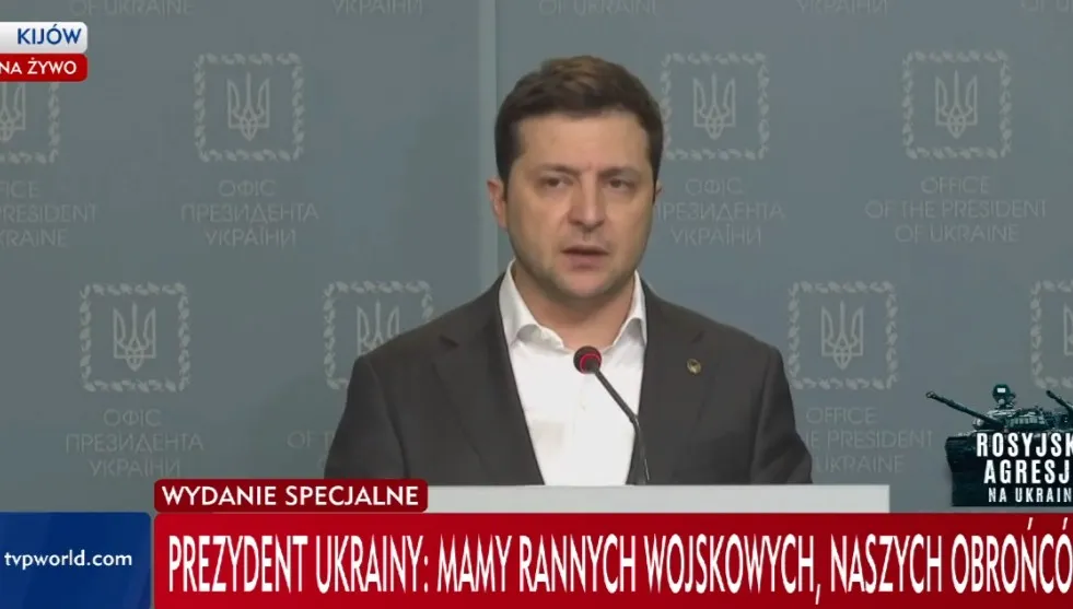 Prezydent Zełenski zwrócił się do obywateli Ukrainy: Od tego momentu zależy nasza przyszłość
