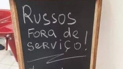 Portugalscy restauratorzy solidarni z Ukrainą. "Rosjan nie obsługujemy. Zjedz zupę z kamienia"