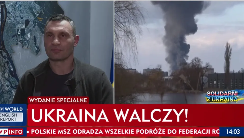 Witalij Kliczko o postawie Ukraińców. "Każdy z dumą odda życie za własne dzieci i za przyszłość swojej rodziny"